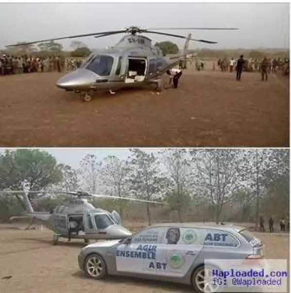 Photos: Nigerian Helicopter Crash-Lands In Benin Republic